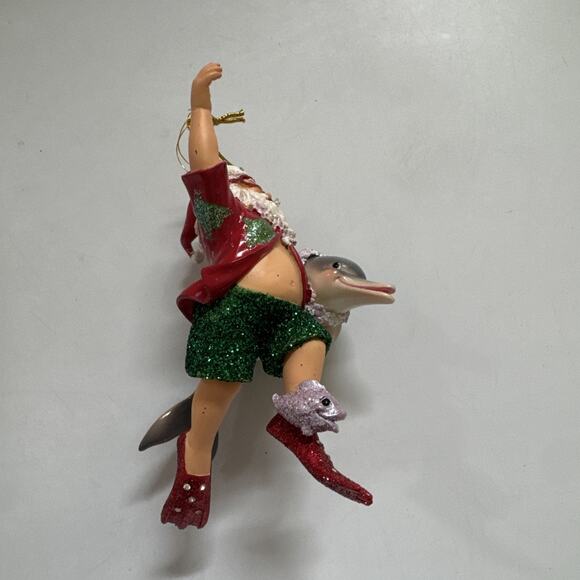 RARE December Diamonds SANTA AND FRIENDS 2006 #55-90333 Christmas Ornaments - Picture 3 of 10